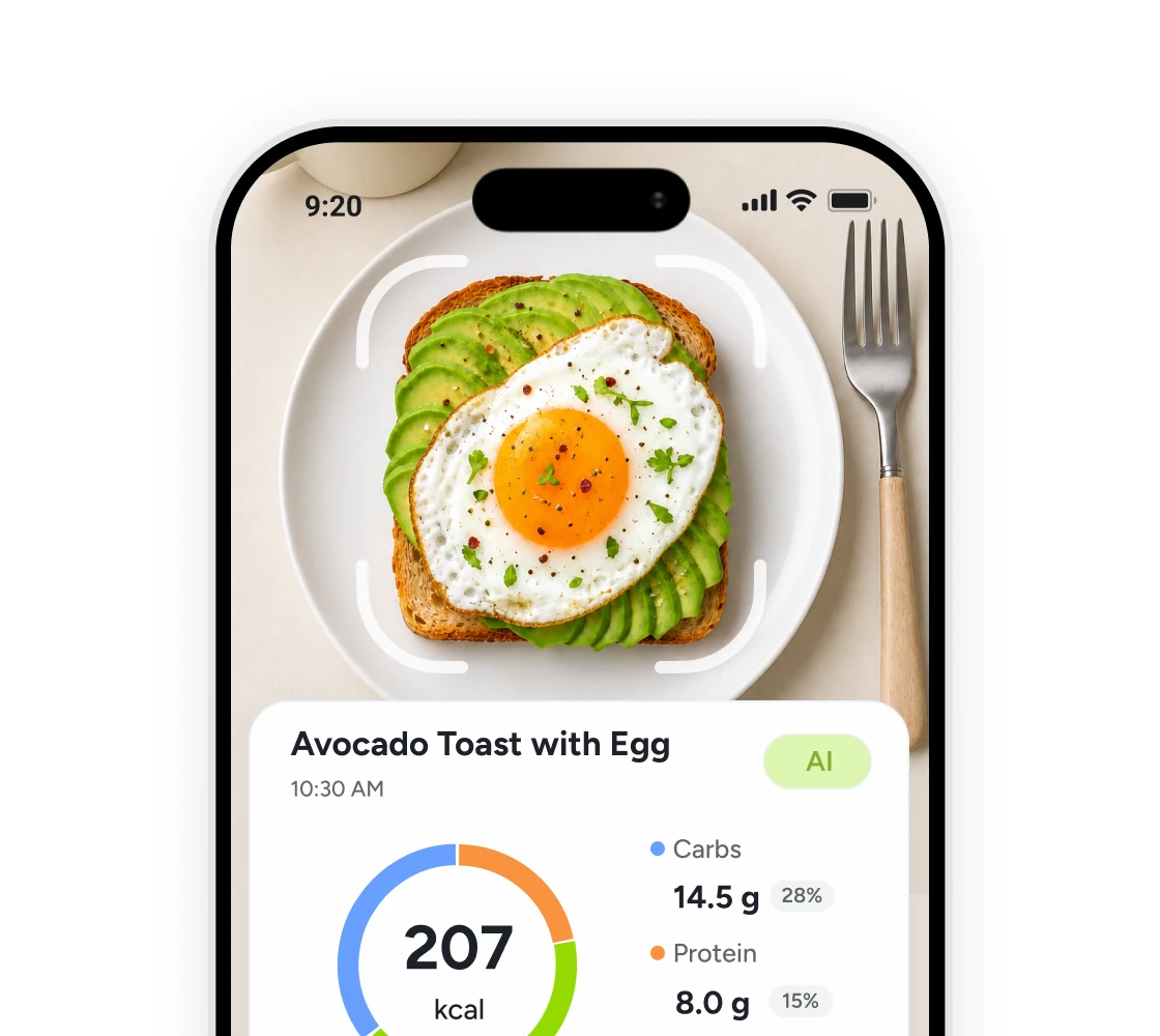 AI Calorie Counter app screen